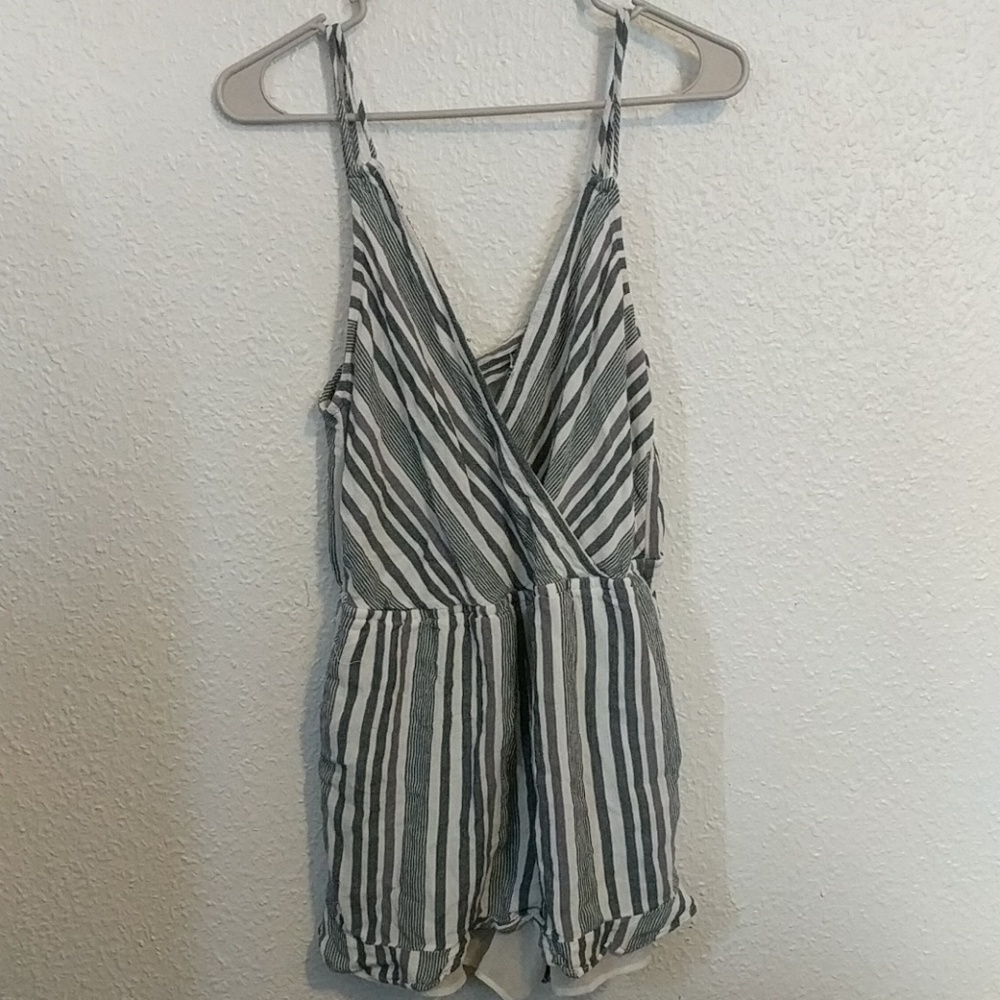 Stripped romper